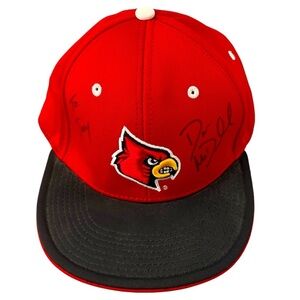 Louisville Cardinals Baseball Hat Signed by Coach Dan McDonnell